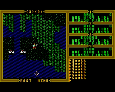 Screen ze hry Ultima 3: Exodus