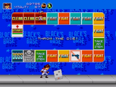 Screen ze hry Gunstar Heroes