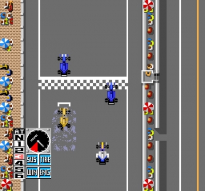 Screen ze hry F1 CIRCUS