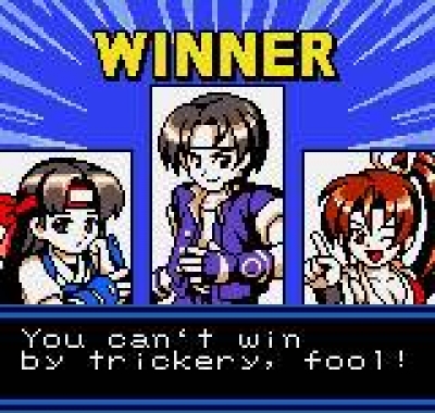 Screen ze hry King of Fighters R-2