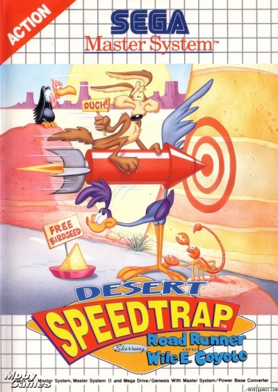 Obal hry Desert Speedtrap starring Road Runner and Wile E. Coyote