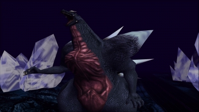 Screen ze hry Godzilla Generations Maxium Impact