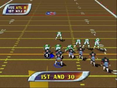 Screen ze hry NFL Blitz 2001