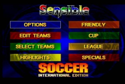 Screen ze hry International Sensible Soccer