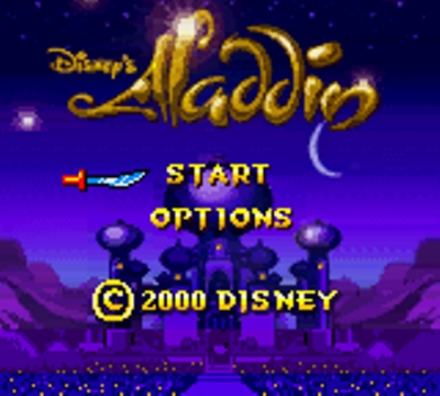 Screen ze hry Disneys Aladdin