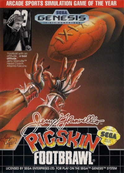 Artwork ke he Jerry Glanvilles Pigskin Footbrawl