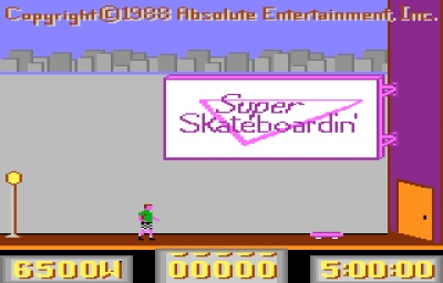 Screen ze hry Super Skateboardin