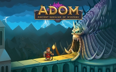 Screen ze hry ADOM (Ancient Domains Of Mystery)