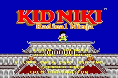 Screen ze hry Kid Niki: Radical Ninja