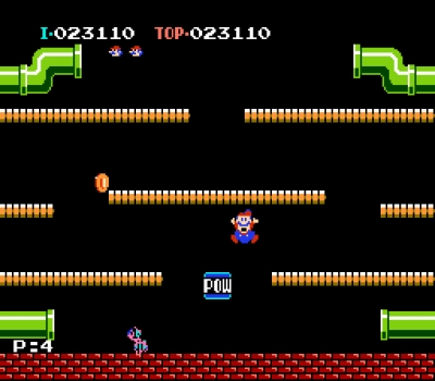 Screen ze hry Mario Bros.