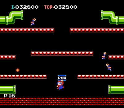 Screen ze hry Mario Bros.