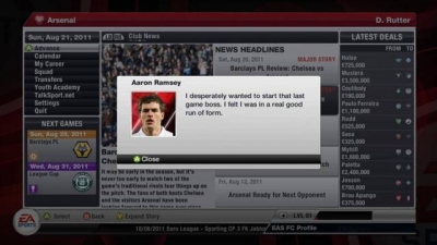 Screen ze hry FIFA 12