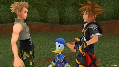 Screen ze hry Kingdom Hearts HD 2.5 ReMIX