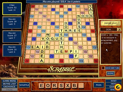 Screen Scrabble Complete