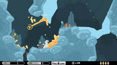 Screen ze hry PixelJunk Shooter