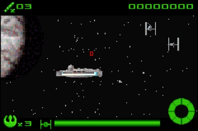 Screen ze hry Star Wars: Flight of the Falcon