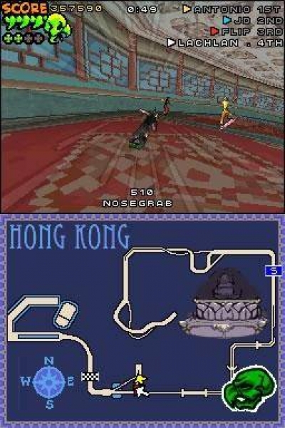 Screen ze hry Tony Hawks Downhill Jam