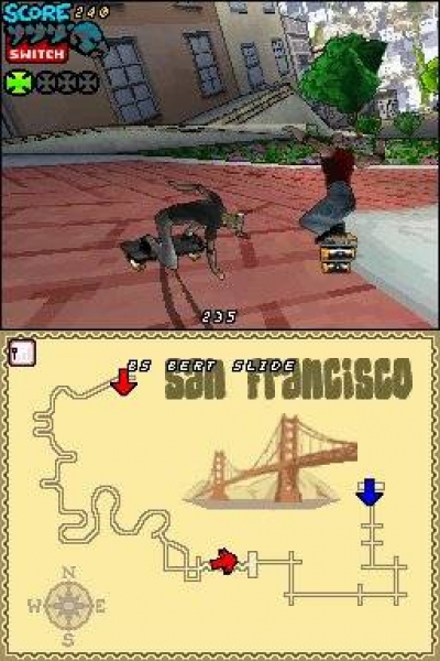 Screen ze hry Tony Hawks Downhill Jam