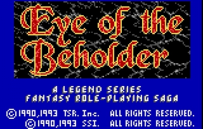 Screen ze hry Eye of the Beholder