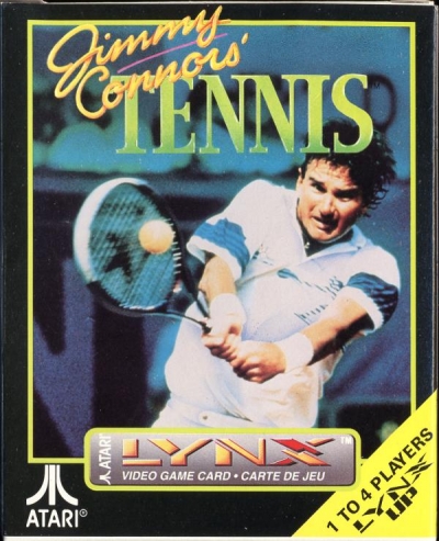 Obal hry Jimmy Connors Tennis