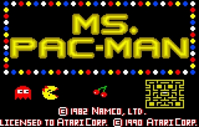 Screen ze hry Ms. Pac-Man