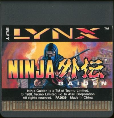 Screen ze hry Ninja Gaiden