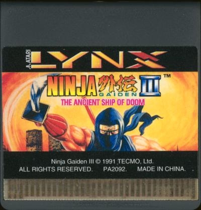 Screen ze hry Ninja Gaiden III: Ancient Ship of Doom