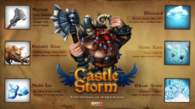 Screen ze hry CastleStorm