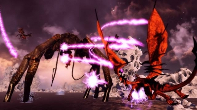 Screen ze hry Crimson Dragon