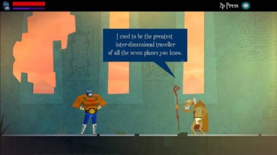 Screen ze hry Guacamelee! Super Turbo Championship Edition