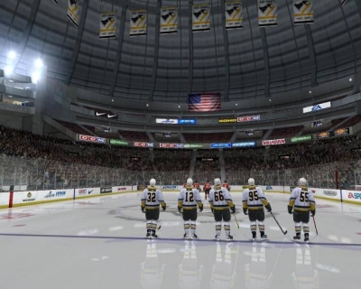 Screen ze hry NHL 2005