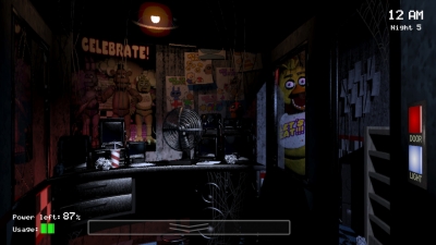 Screen ze hry Five Nights at Freddys