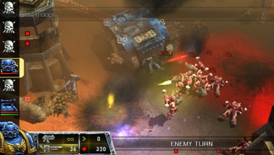 Screen ze hry Warhammer: 40,000 Squad Command