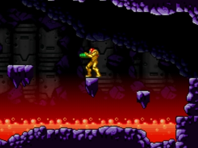 Screen ze hry Metroid - Confrontation