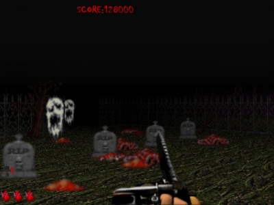 Screen ze hry SplatterHouse 3D - Gold Edition