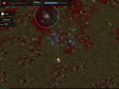 Screen ze hry Crimsonland