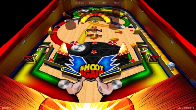 Screen ze hry Pinball