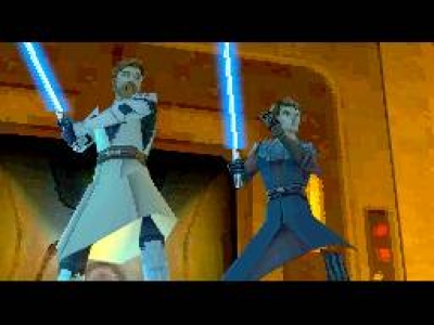 Screen ze hry Star Wars: The Clone Wars - Jedi Alliance