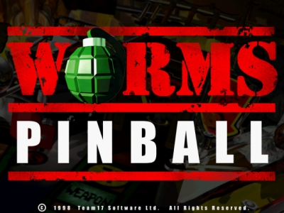 Screen ze hry Worms Pinball