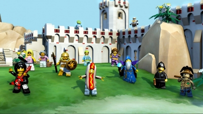 Screen ze hry LEGO Minifigures Online