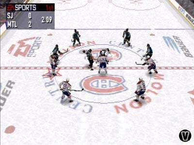 Screen ze hry NHL 99