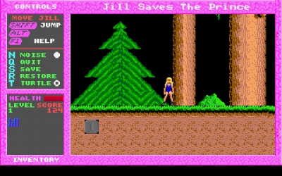 Screen ze hry Jill of the Jungle: Jill Saves the Prince