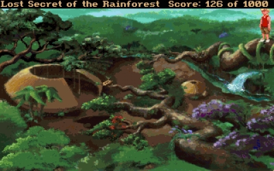 Screen ze hry EcoQuest 2: Lost Secret of the Rainforest