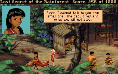 Screen ze hry EcoQuest 2: Lost Secret of the Rainforest