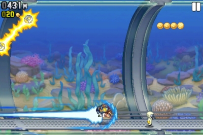 Screen ze hry Jetpack Joyride