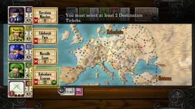 Screen ze hry Ticket to Ride