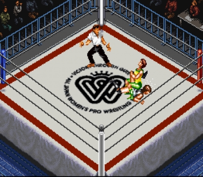 Screen ze hry Super Fire Pro Wrestling: Queens Special