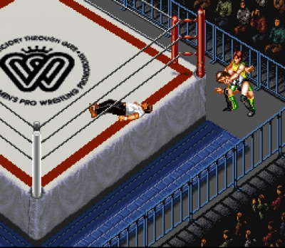 Screen ze hry Super Fire Pro Wrestling: Queens Special