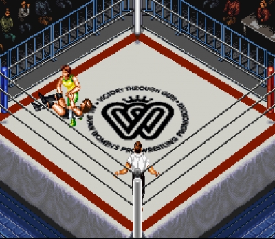 Screen ze hry Super Fire Pro Wrestling: Queens Special