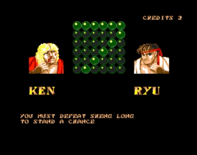 Screen ze hry Street Fighter II: The World Warrior